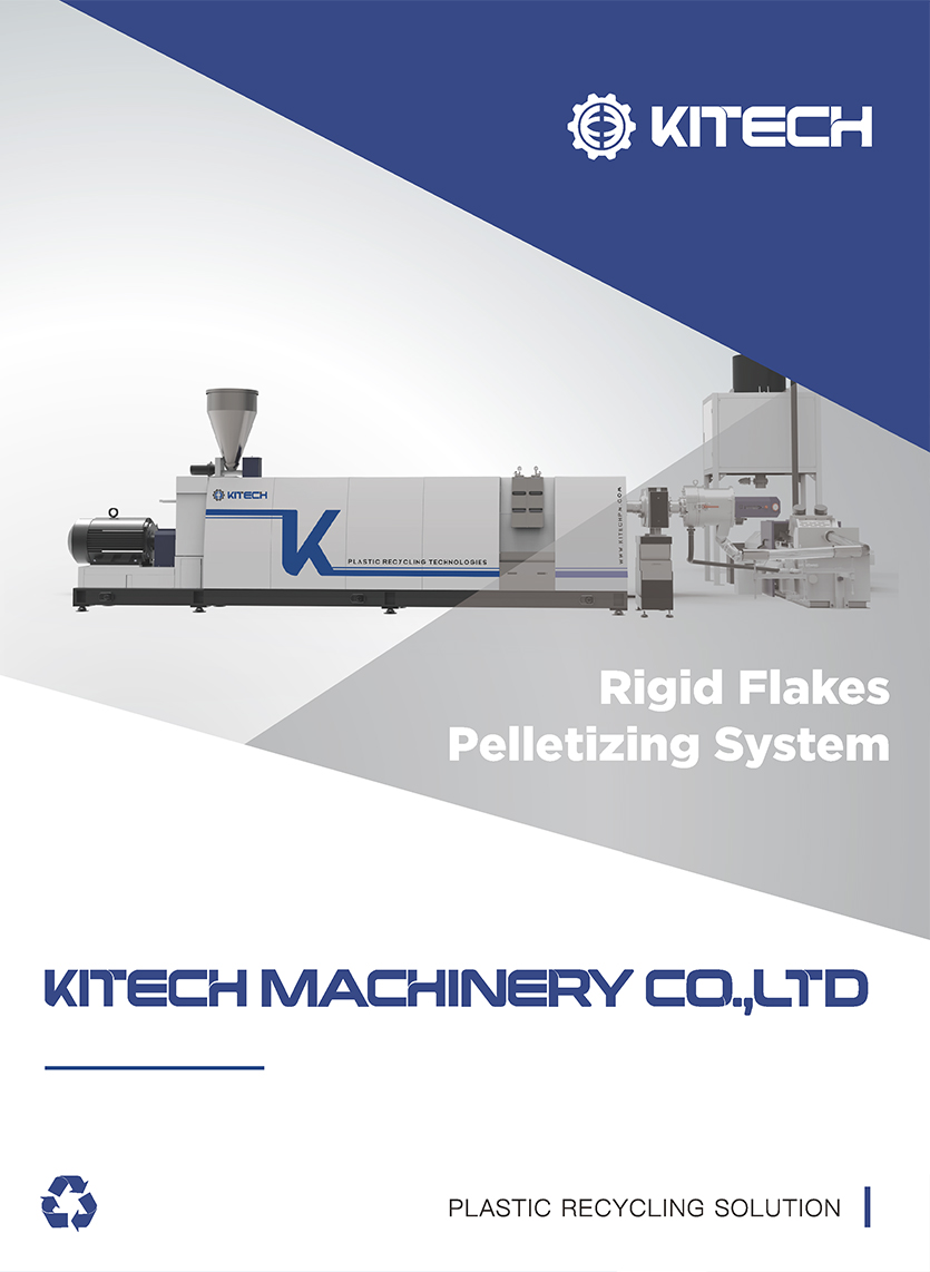 KSP series solid material single screw pelletizing line